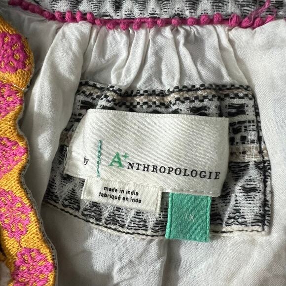 Anthropologie Lottie Embroidered Mini Dress Size 1X - Picture 13 of 15